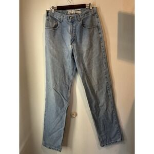 Cintage Y2K Arizona Jeans Relaxed Fit Straight Leg 33w‎ 34L Mens Light Wash